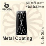プレシオサ Coffin Stone (115) 46x15x13mm - Metal Coating