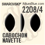 2208/4 - Cabochon Navette