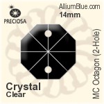 プレシオサ MC Octagon (2-Hole) (2552) 14mm - クリスタル