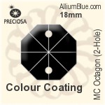 プレシオサ MC Octagon (2-Hole) (2552) 18mm - Colour Coating
