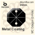 プレシオサ MC Octagon (2-Hole) (2552) 26mm - Colour Coating