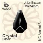 プレシオサ MC Almond B (2593) 89x54mm - Metal Coating