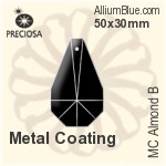 プレシオサ MC Almond B (2593) 76x46mm - クリスタル