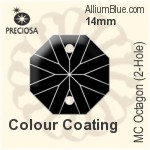 プレシオサ MC Octagon (2-Hole) (2611) 14mm - Colour Coating