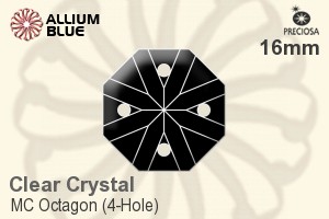 プレシオサ MC Octagon (4-Hole) (2665) 16mm - クリスタル