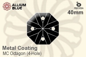プレシオサ MC Octagon (4-Hole) (2665) 40mm - Metal Coating