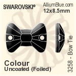 スワロフスキー Bow Tie ソーオンストーン (3258) 16x11.5mm - カラー 裏面にホイル無し