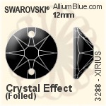スワロフスキー Pear-shaped ソーオンストーン (3230) 28x17mm - クリスタル エフェクト 裏面プラチナフォイル