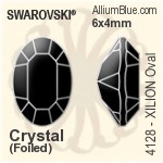 スワロフスキー XILION Rose Enhanced ラインストーン (2058) SS9 - カラー（ハーフ　コーティング） 裏面プラチナフォイル