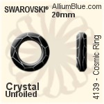 スワロフスキー Cosmic Ring ファンシーストーン (4139) 30mm - カラー（コーティングなし） 裏面にホイル無し