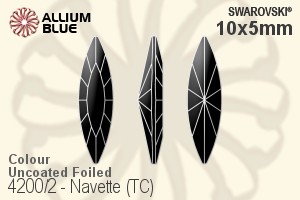SWAROVSKI 4200/2 10X5MM BLACK DIAMOND GG
