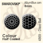 スワロフスキー Disco Ball ファンシーストーン (4869) 6mm - クリスタル エフェクト (Full Coated) 裏面にホイル無し