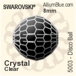 スワロフスキー Disco Ball ビーズ (5003) 12mm - クリスタル