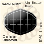 スワロフスキー Lucerna ビーズ (5030) 8mm - カラー（コーティングなし）