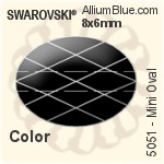スワロフスキー Mini Oval ビーズ (5051) 10x8mm - カラー