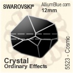 スワロフスキー XIRIUS ラインストーン (2088) SS12 - クリスタル 裏面プラチナフォイル