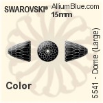 スワロフスキー Dome (Large) ビーズ (5541) 11mm - カラー
