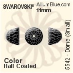 スワロフスキー Dome (Small) ビーズ (5542) 11mm - カラー