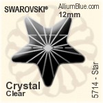 スワロフスキー Star ビーズ (5714) 12mm - カラー