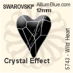 スワロフスキー Wild Heart ビーズ (5743) 12mm - クリスタル エフェクト