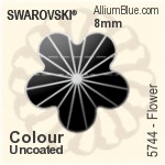 スワロフスキー Flower ビーズ (5744) 8mm - クリスタル エフェクト