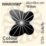 スワロフスキー Butterfly ビーズ (5754) 12mm - クリスタル エフェクト