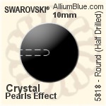 スワロフスキー ラウンド Disc ペンダント (6049) 30mm - クリスタル