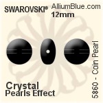 スワロフスキー Pear-shaped パール (5821) 11x8mm - クリスタルパールエフェクト