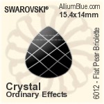 スワロフスキー Round ビーズ (5000) 5mm - カラー（ハーフ　コーティング）