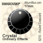 スワロフスキー ラウンド Crescent ペンダント (6210) 17mm - クリスタル エフェクト