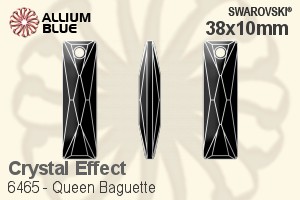 スワロフスキー Queen Baguette ペンダント (6465) 38x10mm - クリスタル エフェクト