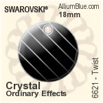 スワロフスキー Twist ペンダント (6621) 18mm - カラー