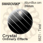 スワロフスキー XILION Oval ペンダント (6028) 12mm - クリスタル エフェクト PROLAY