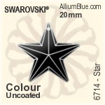 スワロフスキー Star ペンダント (6714) 28mm - カラー（コーティングなし）
