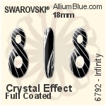 スワロフスキー Infinity ペンダント (6792) 18mm - クリスタル エフェクト