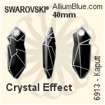 スワロフスキー Pear-shaped ファンシーストーン (4320) 18x13mm - クリスタル エフェクト 裏面にホイル無し