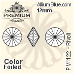 プレミアム Pear ファンシーストーン (PM4320) 18x13mm - カラー 裏面フォイル