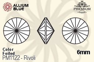 PREMIUM CRYSTAL Rivoli 6mm Light Rose F
