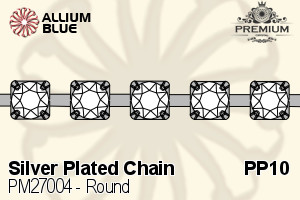 PREMIUM CRYSTAL Round Cupchain SVR PP10 Sapphire