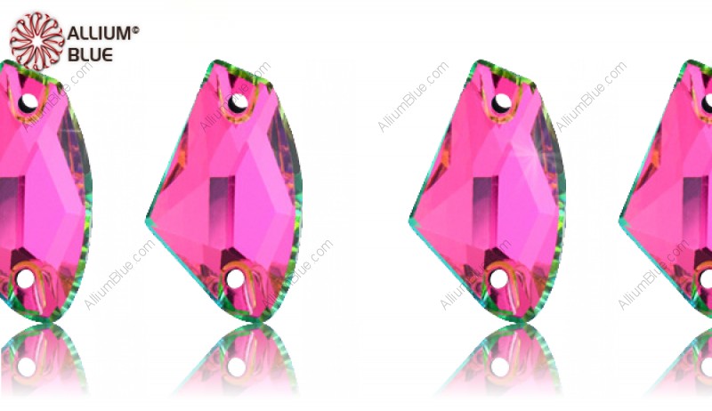 PREMIUM CRYSTAL Galactic Sew-on Stone 19x12mm Crystal Vitrail Rose F
