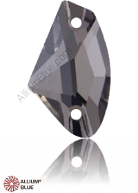 PREMIUM CRYSTAL Galactic Sew-on Stone 19x12mm Black Diamond F