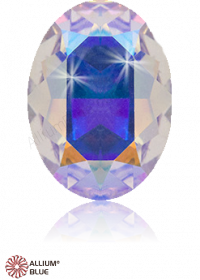 PREMIUM CRYSTAL Oval Fancy Stone 6x4mm Crystal Aurore Boreale F