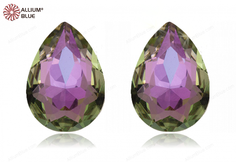 PREMIUM CRYSTAL Pear Fancy Stone 10x7mm Crystal Vitrail Rose F