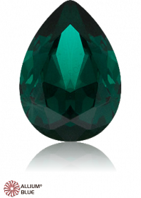PREMIUM CRYSTAL Pear Fancy Stone 10x7mm Emerald F
