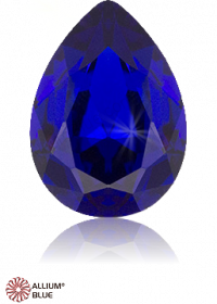 PREMIUM CRYSTAL Pear Fancy Stone 18x13mm Capri Blue F
