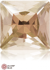 PREMIUM CRYSTAL Princess Square Fancy Stone 10mm Crystal Golden Shadow F