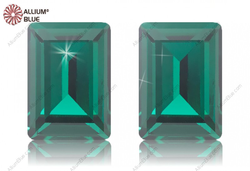 PREMIUM CRYSTAL Step Cut Fancy Stone 14x10mm Emerald F
