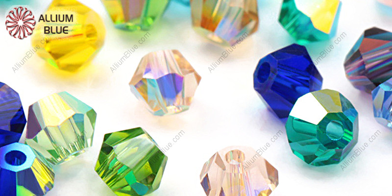 PREMIUM CRYSTAL Bicone Bead 3mm Mixed Color