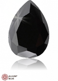 PREMIUM CRYSTAL Zirconia Pear 7x5mm Zirconia Black