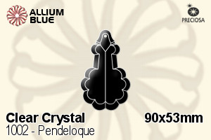プレシオサ Pendeloque (1002) 90x53mm - クリスタル